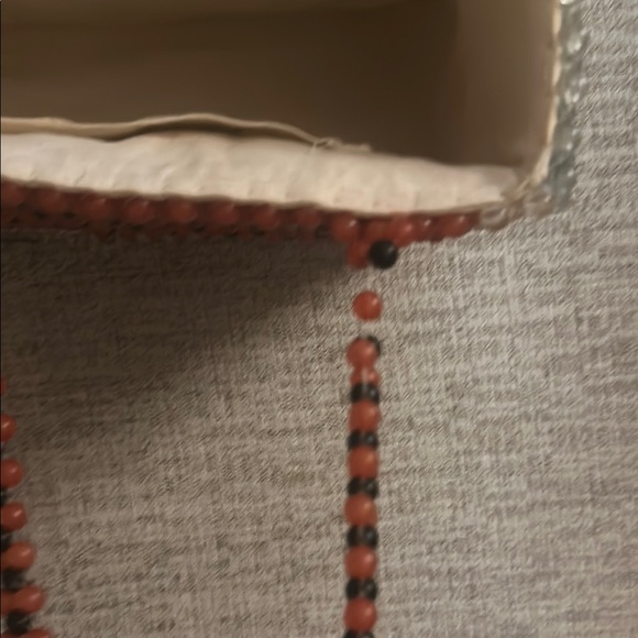 Cynthia Rowley Black and Red Beaded Watermelon Shoulder Bag - Picture 4 of 8